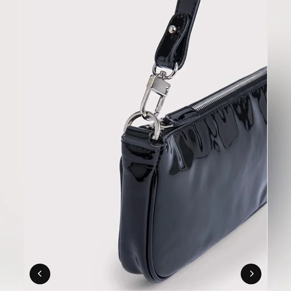 Brand New BY FAR Rachel Patent Leather Bag